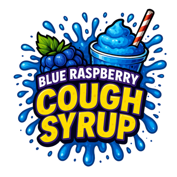 PT Blue Raspberry Cough Syrup