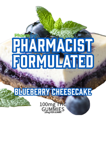 PT Dist Gummies 100mg Blueberry Cheesecake