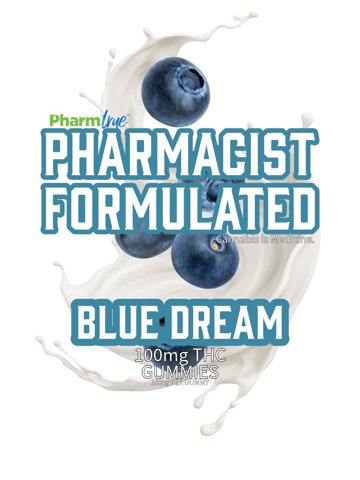 PT Dist Gummies 100mg Blue Dream