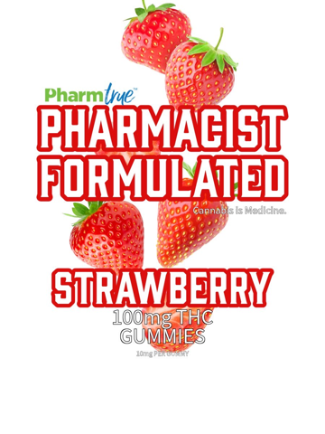 PT Rosin Gummies 100mg Strawberry