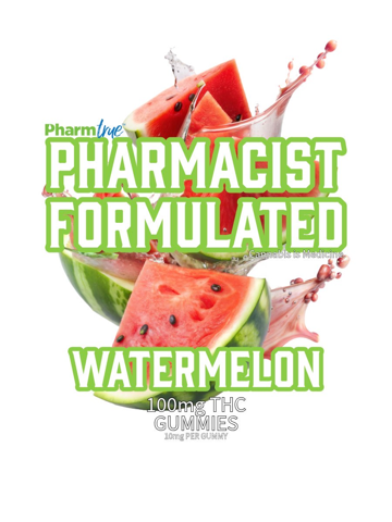 PT CBD Gummies Watermelon 300mg 30mg each
