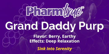 PT Grand Daddy Purp 1g Vape Cart Indica